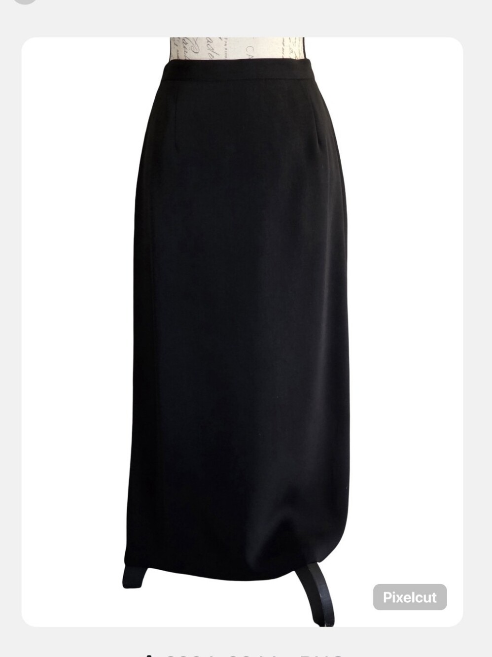 Black Maxi Pencil Skirt.